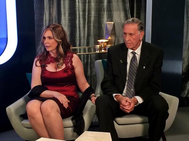 From ET Canada: "Jeff Healey’s Wife Accepts Inductee Star On Behalf Of Late Husband -  Cristie Healey stopped by our backstage lounge at the Canada’s Walk of Fame ceremony to talk about her late husband and musician, Jeff Healey, and how much the family was honoured to accept the induction on his behalf."