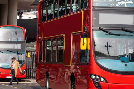 London double decker buses