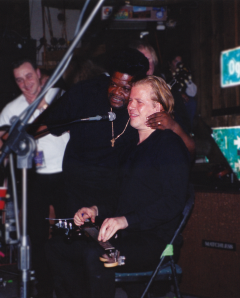 Jeff Healey & Buddy Miles - photo © Michael Skatges 1999